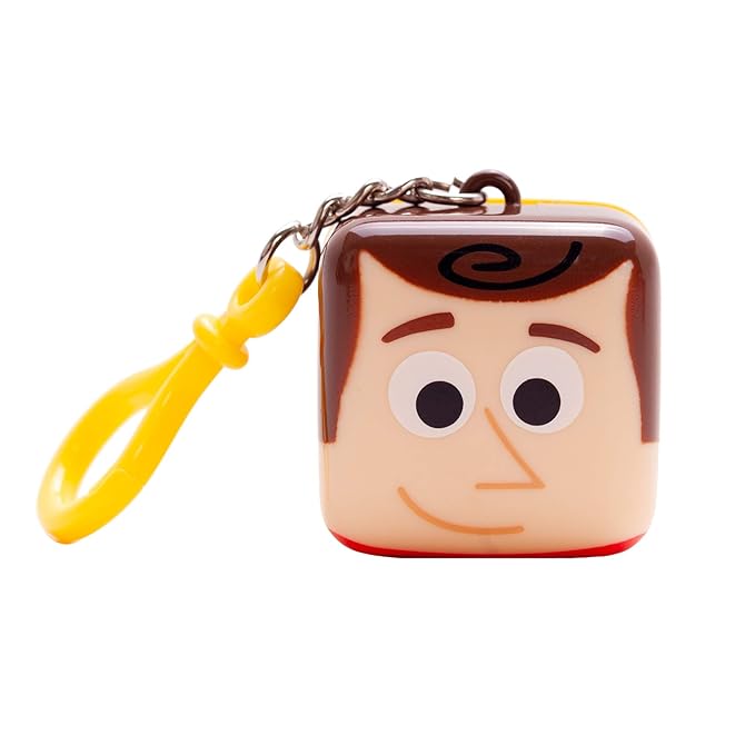 Lip Smacker Pixar Cube Balm, Woody, 1 Lip Balm in a Collectable Key Chain-VivaGrace Women