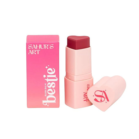 Bestie Blush Balm Stick Heart Shaped for Cheeks-VivaGrace Women
