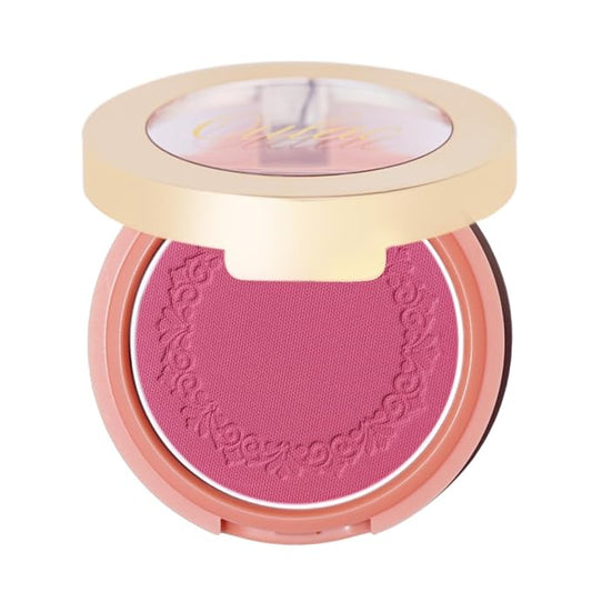 Oulac Barbie Pink Blush Makeup| Highly Pigmented Cream Blush| Natural Matte Glow| Shape & Highlight Face| Cruelty-Free Blush with Rose Oil| Rose Red Blush 4.8g-VivaGrace Women