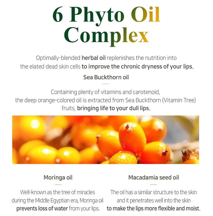 PETITFEE Sleeping Lip Mask Sea Buckthorn Oil 0.53 Oz. | Day & Night Lip Balm, Overnight Lip Mask, Lip Treatment for Dry & Crack Lips, Deep Moisturizing with Vitamin E, Shea Butter, 6 Phyto Oil Complex-VivaGrace Women