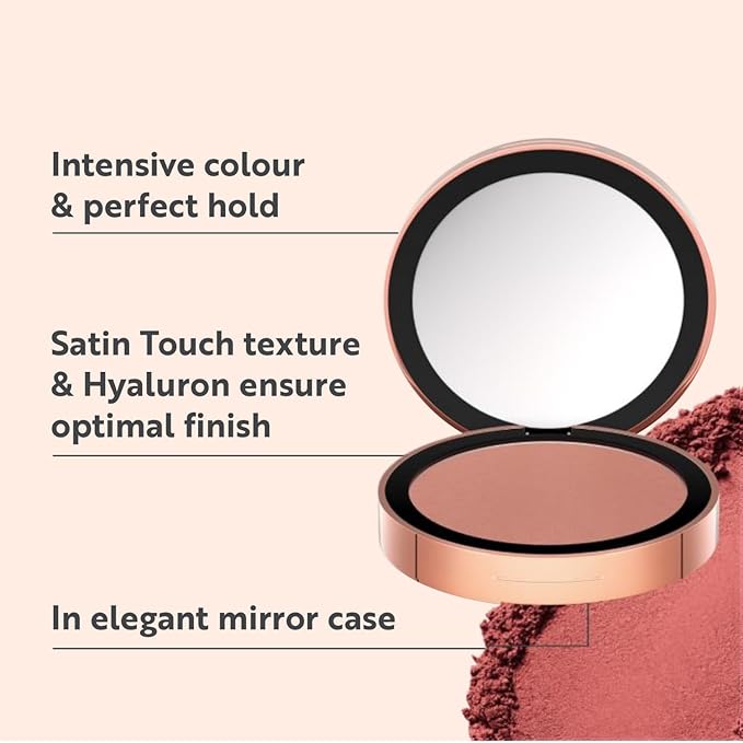 M. Asam Magic Finish Satin Blush Desert Bloom Blush (0.14 Oz) – Make-Up Powder Blush For A Fresh & Radiant Look With Hyaluronic Acid & Ultra-Fine Color Pigments For Fuller Looking Cheeks-VivaGrace Women