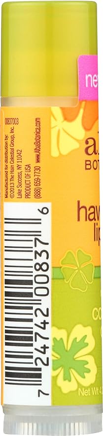 Alba Botanica Hawaiian Coconut Cream Lip Balm, 0.15 oz-VivaGrace Women