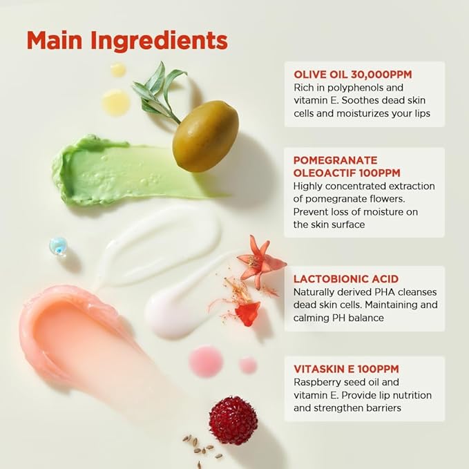 Vita Glazed Lip Mask 20ml / 109.5g, Super moisturizing night lip care, glazed and easy washable texture that melts into lips-VivaGrace Women