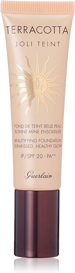 Guerlain Terracotta Joli Teint Beautifying SPF 20 Foundation, Natural, 1 Ounce-VivaGrace Women