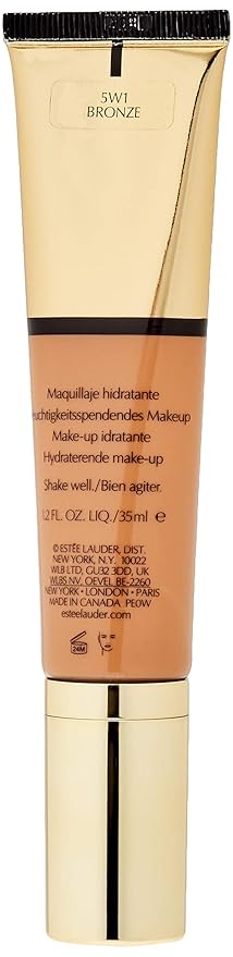 Estée Lauder Futurist Hydra Rescue Moisturizing Foundation SPF 45, 12 Hour Glow, 1.2 oz., 5W1 Bronze-VivaGrace Women