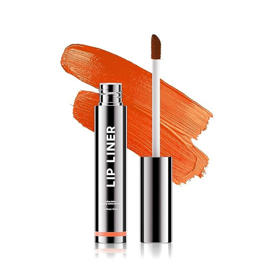 Lip Stain Peel Off - Lip Liner Waterproof, Lip Liner Stain Transfer Proof & Plumping, Moisturizing Non-Stick Cup Matte Finish Stay On All Day, Coral Color-VivaGrace Women