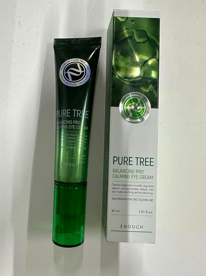 Enough Pure Tree Balancing Pro Calming Eye Cream - Soothes and Hydrates, 1.01 fl oz (30ml)-VivaGrace Women