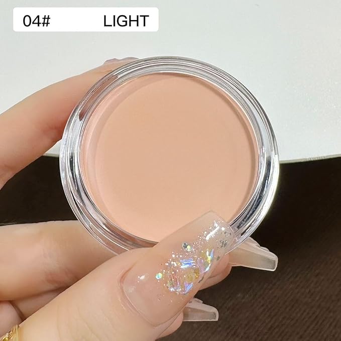 7 Color Solid Concealer Full Coverage Correcting Cream Concealer Waterproof Long-lasting Under Eye Concealer for Dark Circles Color Corrector Pro Concealer (Color 04)-VivaGrace Women