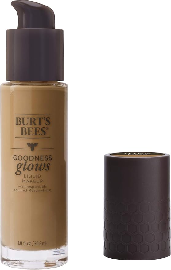 Burt's Bees Goodness Glows Liquid Makeup, Pecan - 1.0 Ounce-VivaGrace Women