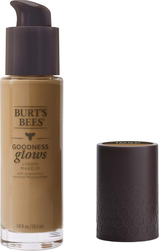 Burt's Bees Goodness Glows Liquid Makeup, Pecan - 1.0 Ounce-VivaGrace Women