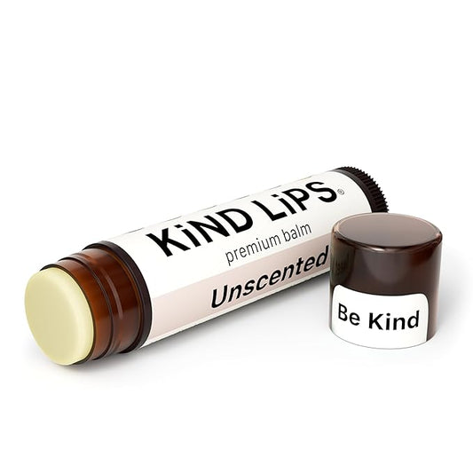 Kind Lips Lip Balm - Nourishing & Moisturizing Lip Care for Dry, Chapped Lips | Infused with Shea Butter & Beeswax | Variety Pack | 0.15 Oz (Single Pack)-VivaGrace Women