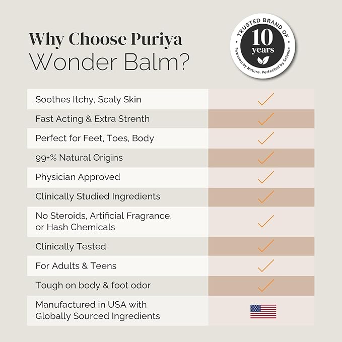 Tea Tree Oil Balm, Extra Strength, Pair Well with Jock Itch Cream, Spray, Athletes Foot, Ringworm Cream for Human, Rash Cream, Fast Acting for Dry, Itchy Skin, Plant Powered Wonder Balm-VivaGrace Women