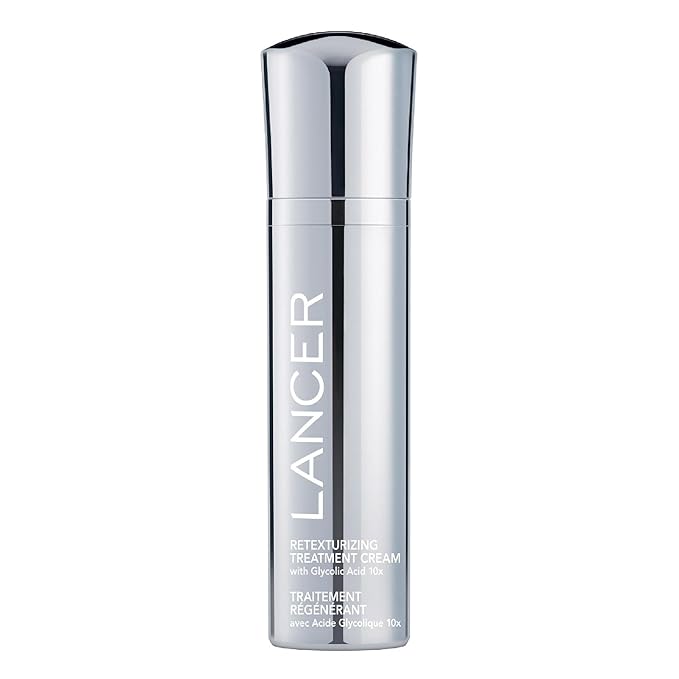Lancer Skincare Retexturizing Treatment, Daily Moisturizing Cream with 10% Glycolic Acid, 1.7 Fl Oz-VivaGrace Women