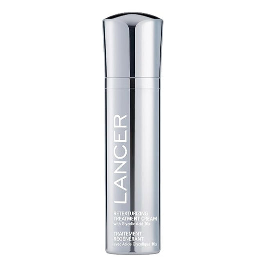 Lancer Skincare Retexturizing Treatment, Daily Moisturizing Cream with 10% Glycolic Acid, 1.7 Fl Oz-VivaGrace Women