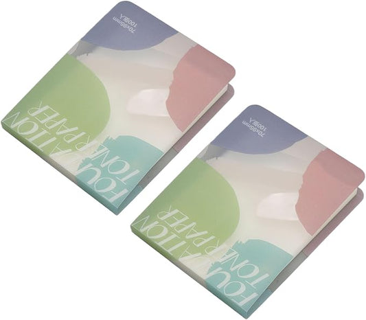200 Sheets Nail Art Cosmetic Palette Paper Disposable Nail Art Palette Paper Mix Colors for Daily Use-VivaGrace Women