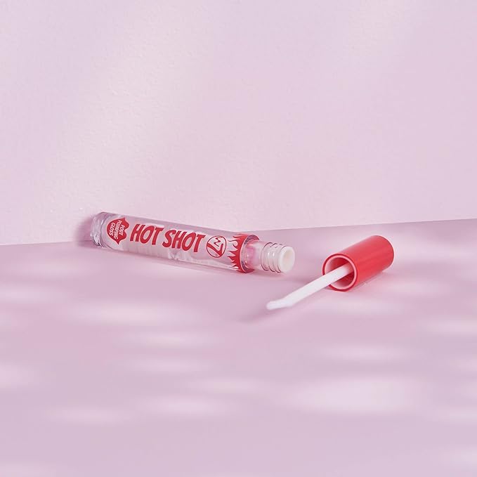 W7 Hot Shot Plumping Gloss Bundle - Enhancing Plump Effect For Fuller Lips - Clear, Natural, High Shine Finish - 2 Pack-VivaGrace Women