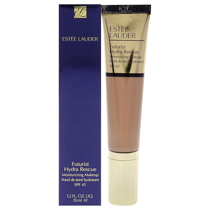 Estée Lauder Futurist Hydra Rescue Moisturizing Foundation SPF 45, 12 Hour Glow, 1.2 oz., 3N1 Ivory Beige-VivaGrace Women
