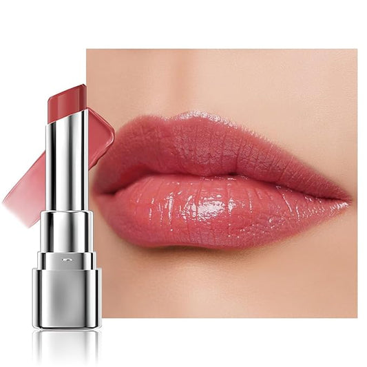 1Pcs Tinted Lip Balm Moisturizing Lipstick – Watermelon Peach Pink Sheer Hydrating Lip Color for Dry Lips – Nourishing Lip Balm for All Women with a Subtle Natural Scent (S02 Summer)-VivaGrace Women