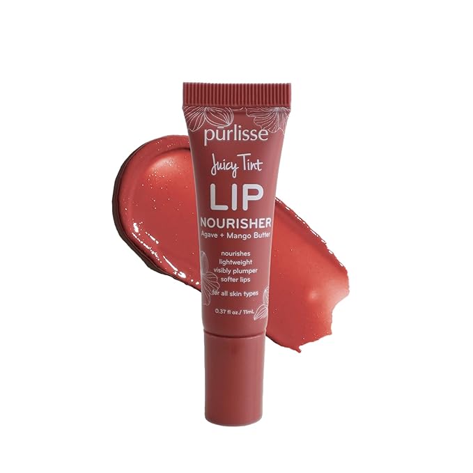 Purlisse Juicy Tint Lip Nourisher - Tinted Lip Moisturizer (Nude Shine)-VivaGrace Women