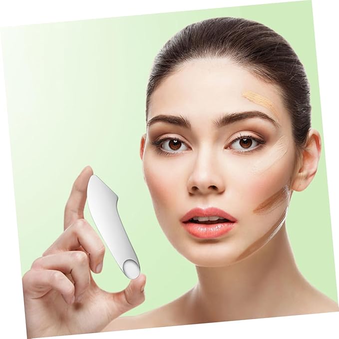 Beavorty Makeup Spatula Foundation Shovel Toning Stick Stainless Steel Liquid Foundation Scraper Makeup Tool (handheld Foundation Shovel Set Mirror Light Stainless Steel Mix-VivaGrace Women
