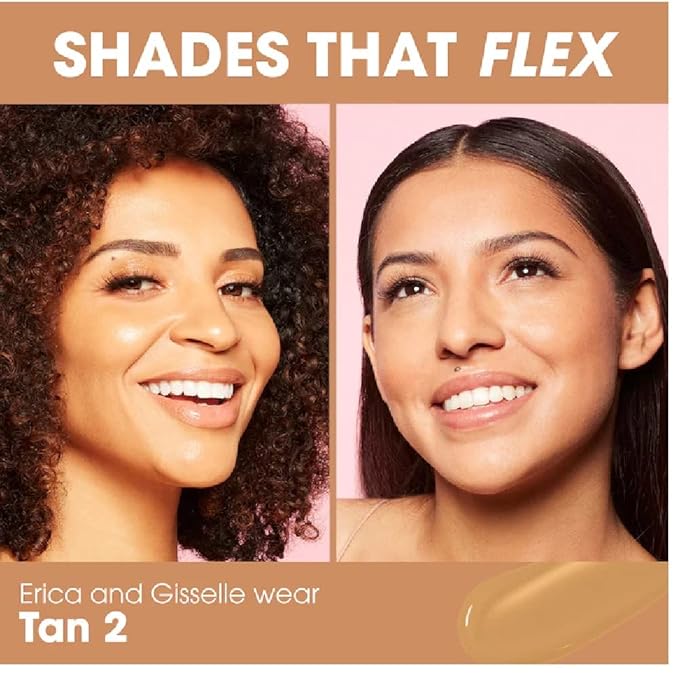 Beautyblender 12-Hour Always on Radiant Skin Tint, Breathable Serum Foundation Stays Put for All Day Long Wear, Infused with Hyaluronic Acid & Niacinamide, Tan 2-VivaGrace Women