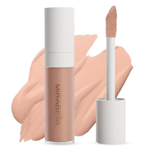 Mirabella Invincible For All Perfecting Under Eye Concealer Full Coverage - Hydrating Makeup Concealer for Dark Circles, Fine Lines & Wrinkles w/Hyaluronic Acid - Light L110-VivaGrace Women