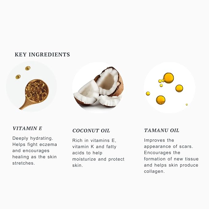 Promise Stretch Mark Prevention Bump Oil, Defense + Repair, Clean Pregnancy Skincare, Non-Toxic, Pregnancy Belly Oil, Vegan, Fast Drying-VivaGrace Women