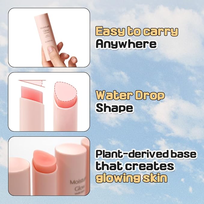 EUNYUL Moisture Glow Multi Balm Stick 0.35 Oz. Facial Balm for Hydrating & Nourishing-VivaGrace Women