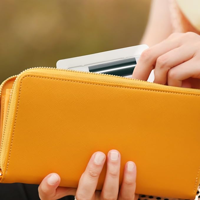 VILLCASE Lip Balm Pouches, 40pcs Plastic Lipstick Money Holder Clear Dome Lip Chap-Stick Money Cash Pounches, Lip Balm Cover for Gift Card DIY Crafts, Not Include Tape-VivaGrace Women