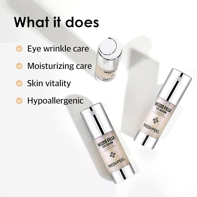 [Medi-Peel] Mezzo Filla Eye Serum 1.01 fl oz / 30ml | Anti-Wrinkle Serum For Eyes, Anti-Aging, Hydrating | Korean Skincare, For All Skin Types-VivaGrace Women