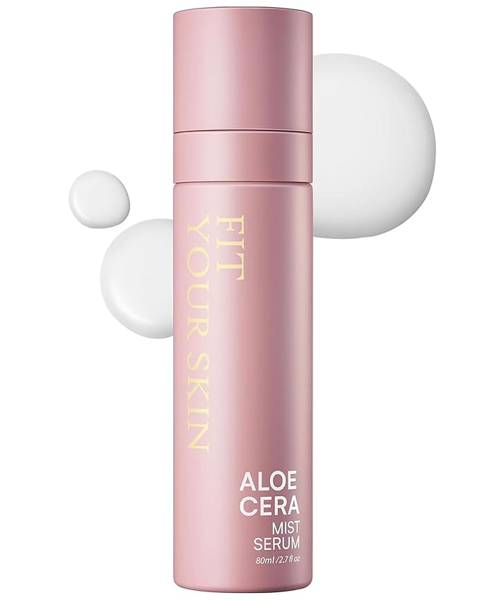 Aloe Cera Mist Serum - Vegan Hydrating Face Spray with Aloe Vera and Ceramide for Rough and Dry Skin - Refreshing & Hydrating Facial Mist - Fresh Herb Citrus Scent, 2.7 fl.oz.-VivaGrace Women