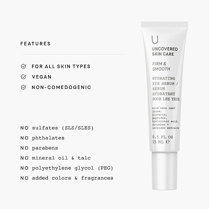 Firm & Smooth Hydrating Eye Serum-VivaGrace Women