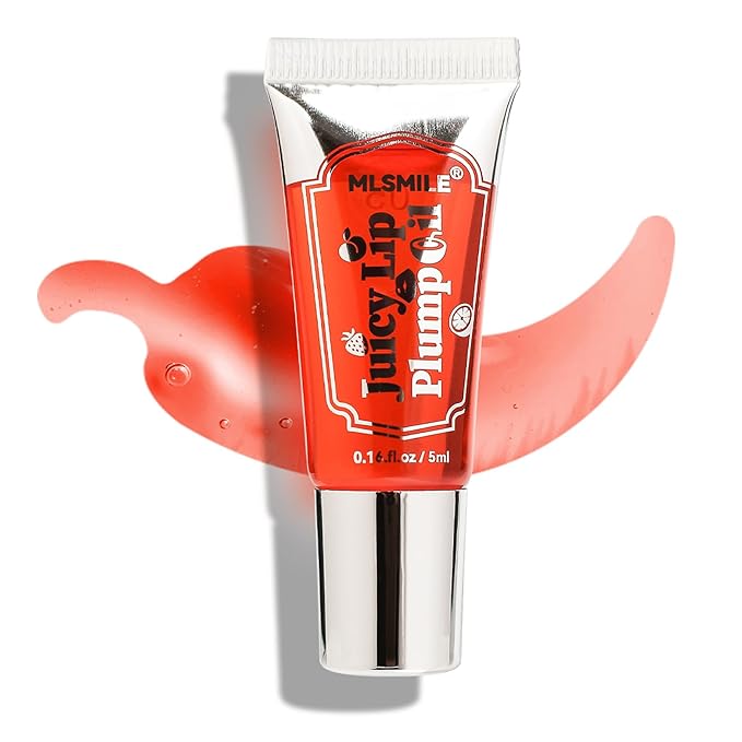 Lip Plumper Lip Gloss, Instant & Long-Term Lip Plumper, Roll On Lip Plumping Lip Gloss, Extreme Lip Plumper, Maximum Plump Extra Strength Lip Plumper for Women (#05)-VivaGrace Women