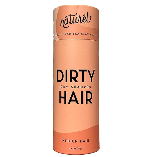 Naturel Dry Shampoo Volumizing Powder for Light and Dark Hair | Non-Aerosol, Made in USA, No Benzene, Vegan, Talc and Aluminum Free | Grapefruit Essential Oil | 2.6 OZ Plastic-Free Packaging-VivaGrace Women