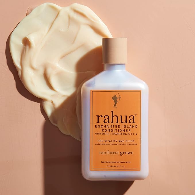 Rahua Enchanted Island Hair Conditioner with Biotin, 9.3 Fl Oz, Supports Strength, Hair Growth & Shine, All Hair Types, Vitamin C, E, A, B6, Coconut Guava Scent, Nourishing Hair Care for Men and Women-VivaGrace Women