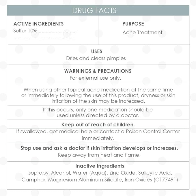 Bye Bye Blemish Acne Drying Lotion, Reduce Pimples Overnight 1oz, 1-Pack-VivaGrace Women