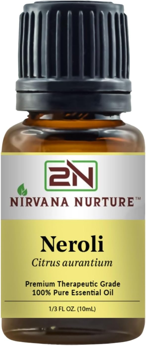 Neroli Essential Oil 100% Pure Premium Therapeutic Grade, Undiluted - Aromatherapy Diffuser for Calm and Relaxation, Skin Care, Hair Care-VivaGrace Women