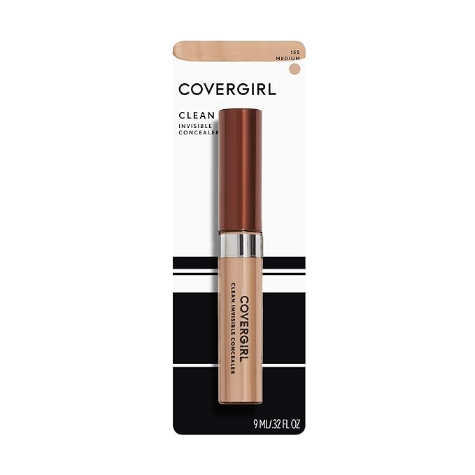 COVERGIRL Clean Invisible Lightweight Concealer Medium, .32 oz (packaging may vary)-VivaGrace Women