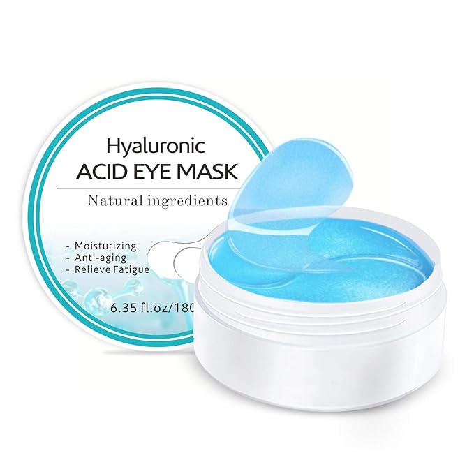 Under Eye Patches, Hyaluronic Acid Eye Mask Moisturizing, 60PCS Eye Gel Pads With Collagen Eye Treatment for Reducing Dark Circles, Wrinkles Anti-Aging, Fine Lines Eye Bags Puffiness Women Men-VivaGrace Women