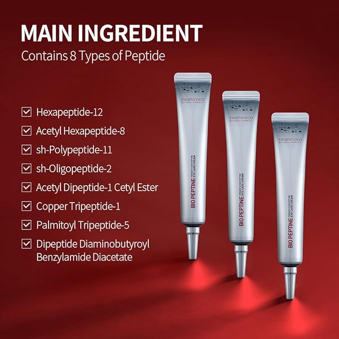 Fermentation Peptine Eye Care Cream (Tube 20ml), Improve Dark Circles, Anti-Aging, Contains 8Types of Peptide, Wrinkles, Daily Wrinkle Eye Cream-VivaGrace Women