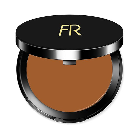 Cream To Powder Foundation by Flori Roberts, Full Coverage for Women of Color or Deeper Skin Tones, Long Lasting Makeup, Matte Finish, Covers Uneven Complexion and Hides Imperfections, 0.30 oz-VivaGrace Women