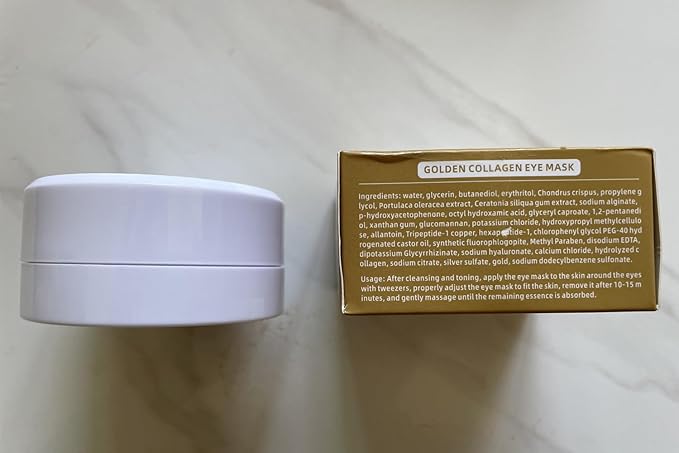 24K Gold Under Eye Masks, Eye Masks for Dark Circles, Anti Wrinkle Under Eye Gel Pads, Eye Mask for Puffy Eyes, Skincare | 60 Pieces/30 Pairs-VivaGrace Women