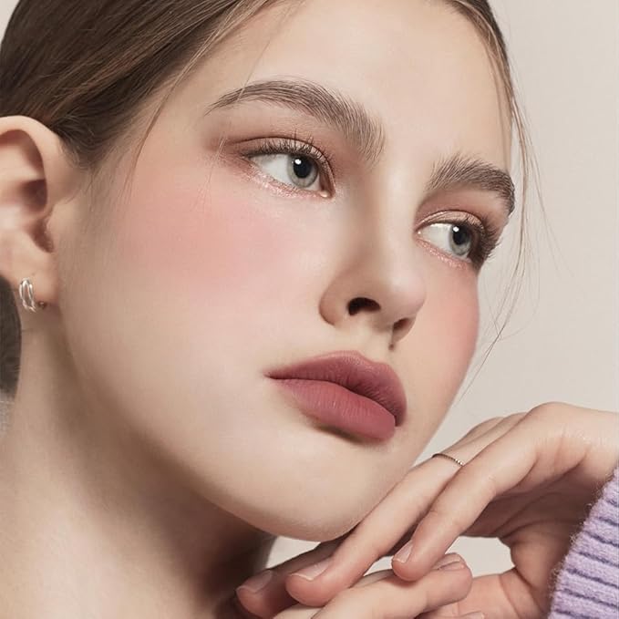 Dasique Blending Mood Cheek #05 Violet Knit l Vegan, Cruelty-Free l 4 Blendable Shades in Lightweight, Long-lasting, Smooth Powder-VivaGrace Women