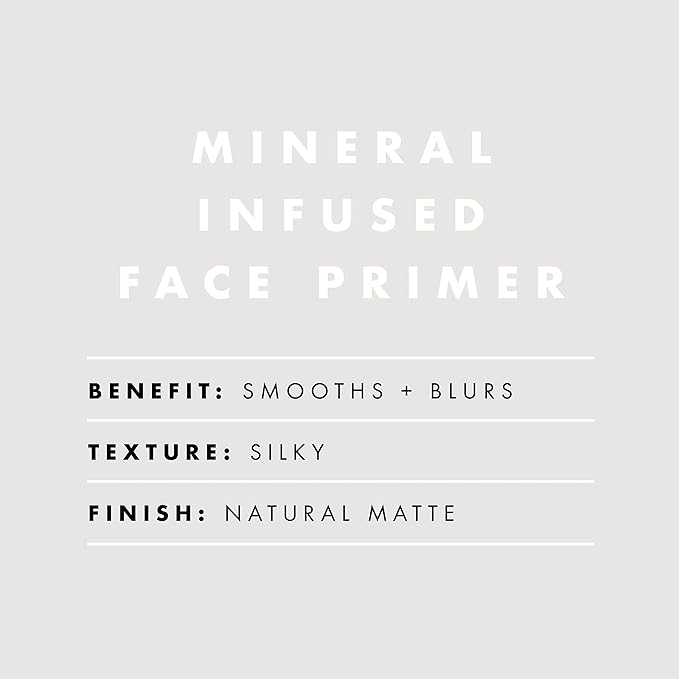 e.l.f. Mineral Infused Face Primer, Primer For A Smooth Foundation Base, Fills In Fine Lines & Refines Complexion, Vegan & Cruelty-free, Small-VivaGrace Women