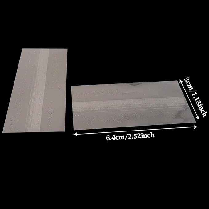 Honbay 200PCS Clear PVC Heat Shrink Wrap Bands for Lip Balm Tubes Chapstick Lip Balm-VivaGrace Women