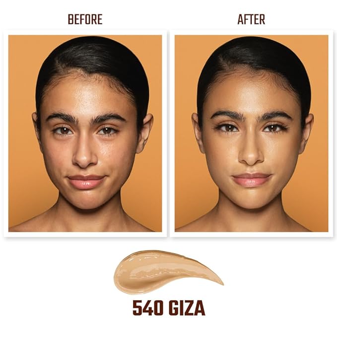 Juvia's Place I Am Magic Velvety Matte Liquid Foundation 540 - Giza - Medium w/Cool, Neutral Undertone, Makeup Foundation Full Coverage, Lightweight, Long Wear, Velvety Matte Finish-VivaGrace Women