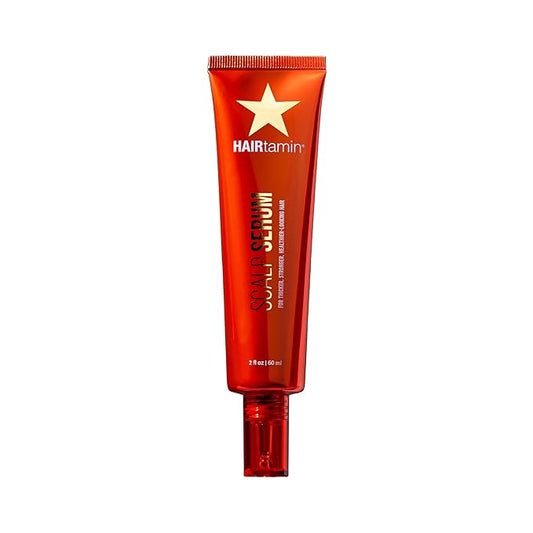 HAIRtamin Scalp Serum Natural Hair Growth Thickening | Made in USA | Helps Increase Hair Thickness and Aids Against Hair Thinning and Hair Fall Out | Moisturizes and Soothes Dry Itchy Scalp-VivaGrace Women