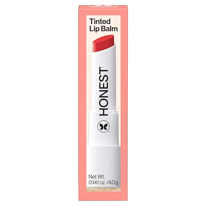 Honest Beauty Tinted Lip Balm | Antioxidant-rich Acai Extracts + Avocado Oil | EWG Certified, Vegan, Cruelty Free | Blood Orange-VivaGrace Women