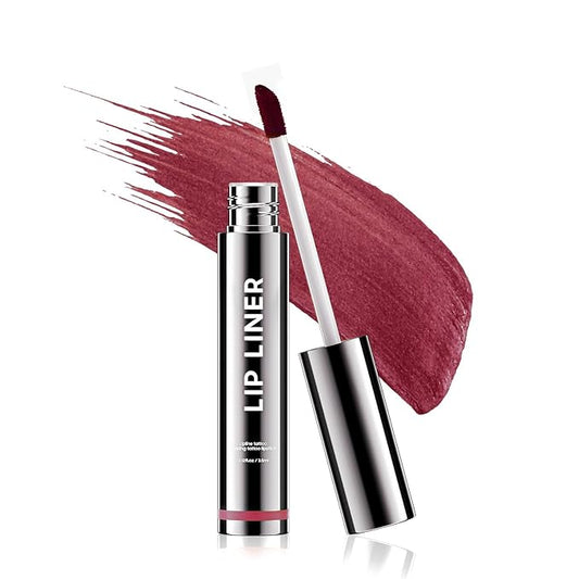Lip Liner Stain Peel off - Waterproof & Long Lasting Peel Lip Stain Non-Stick Cup, Enhancing Complexion & Nourishing for All Skin Types, Create A Natural Lip Color (Mauve, 1 Count)-VivaGrace Women