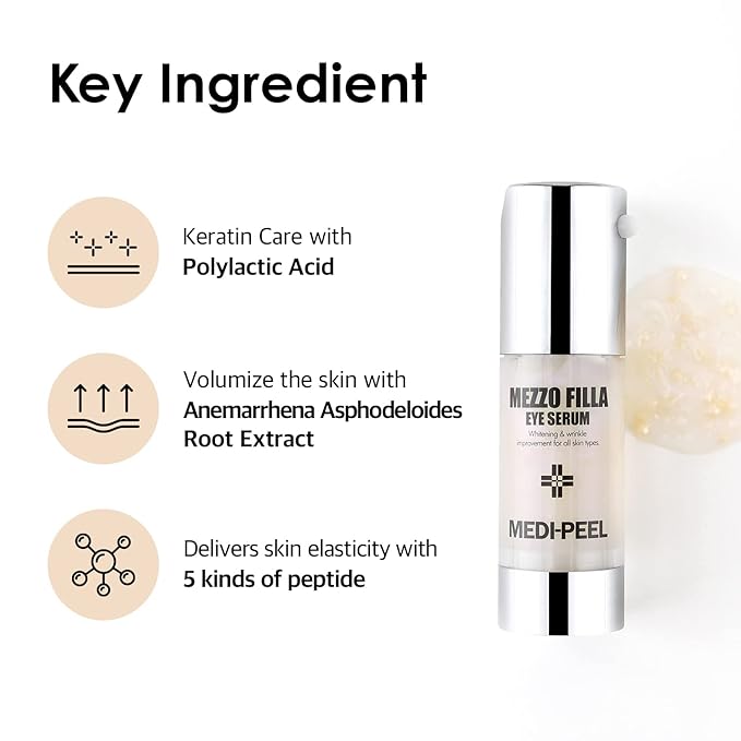[Medi-Peel] Mezzo Filla Eye Serum 1.01 fl oz / 30ml | Anti-Wrinkle Serum For Eyes, Anti-Aging, Hydrating | Korean Skincare, For All Skin Types-VivaGrace Women